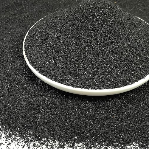 YISZM Aquarium Sand, 2lbs Black Fish Tank Sand, Aquarium Gravel Substrate for Aquascaping, Vivariums, Terrariums, Plants and Crafts - color: Black, size: 2 lbs