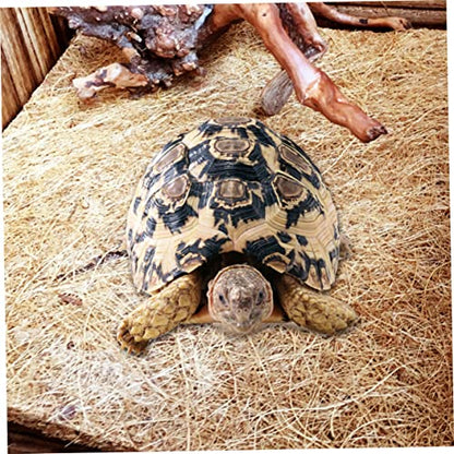 KESYOO 2pcs Coconut Fiber Reptile Mat Breathable Bedding for Tortoises and Reptile Pets Natural and Odorless Liner for Clean and Comfortable Habitat