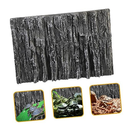 Abaodam Decorative Panel 3D Aquarium Background Lizard Tank Accessories for Reptile Enclosure