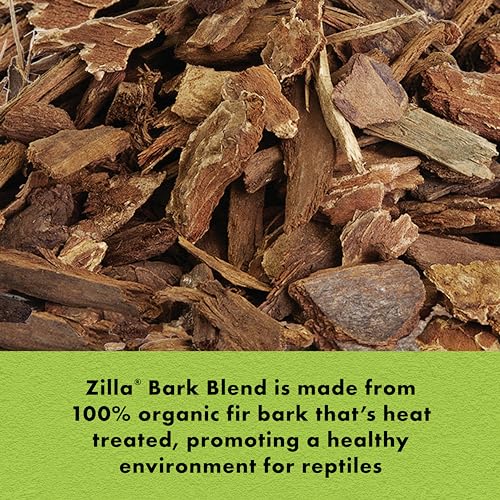 Zilla Reptile Terrarium Bedding Substrate Bark Blend, 24 Quart, 2 Count - size: 24 Quart, 2 Count