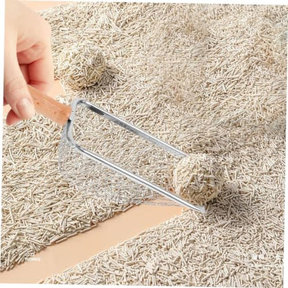 TOYANDONA Cat Litter Scoop with Handle Durable Pet Litter Shovel for Easy Cleanup of Cat Feces for Cat Supplies and Reptile Waste Management