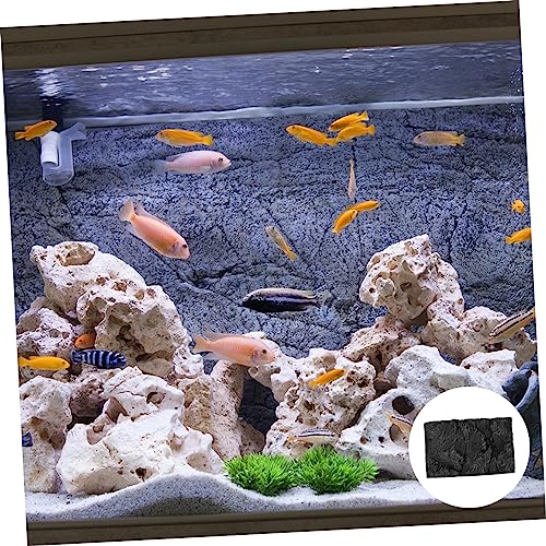 3D Rock Background Panel for Aquarium and Reptile Tanks Waterproof Fish Tank Decoration 45x28cm Realistic Aquarium Background Board