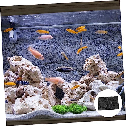 3D Rock Background Panel for Aquarium and Reptile Tanks Waterproof Fish Tank Decoration 45x28cm Realistic Aquarium Background Board