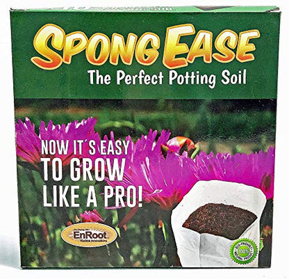EnRoot Products LLC SpongEase 10 Quart - Coco Coir, The Perfect Potting Soil - for Plants, Seed Starting and cuttings - in Pop up Bag