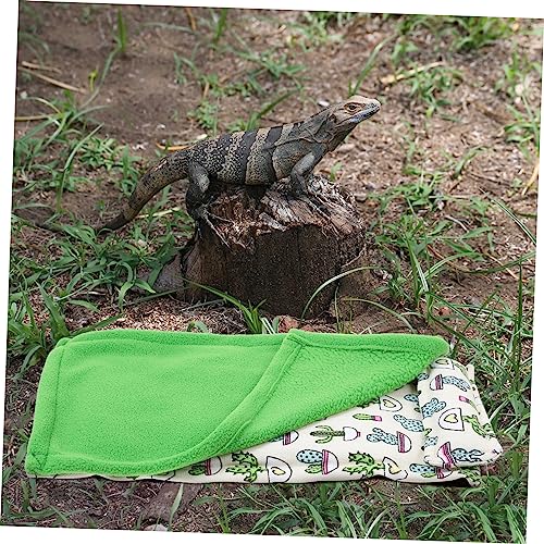 Portable Reptile Sleep Bag Thermal Blanket Pillow Bearded Dragon Mat Reptile Liner Easy Wash m
