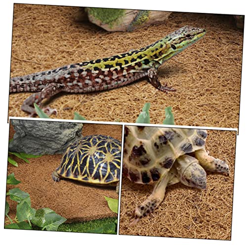 balacoo Reptile Carpet Mat Snake Bedding Liner Turtle Tank Carpet Lizard Bedding Bearded Dragon Tank Mat Reptile Cage Accessories