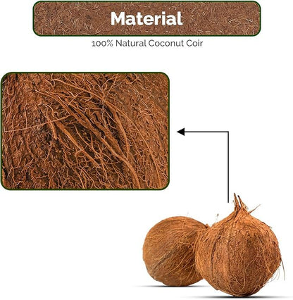 UBICON Organic Coco Coir Growing Medium 11 Pound Block | Expands to Approximately 20 Gallons | Ideal for Gardens and Raised Beds | Excellent Drainage and Root Growth