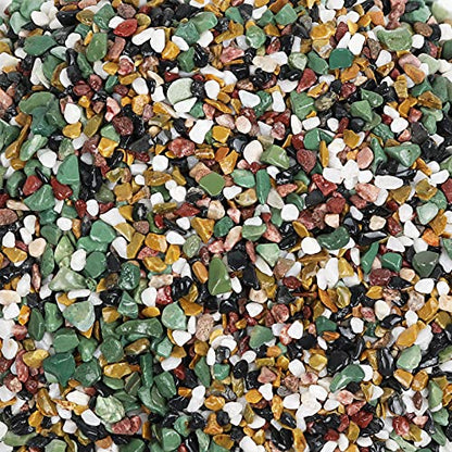 2LBS Horticultural Succulent Rocks Bonsai Mix Succulent Potting Mix Lava Rocks Cactus Soil Potting Mix Amendment - color: Mix Pebbles