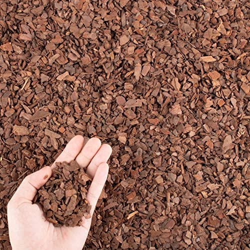 9 qt Organic Orchid Potting Bark -Natural Mulch for Potted Plants, Root Development of Orchid Plants and Garden Soil Amendment Mix - color: Small, size: 9qt