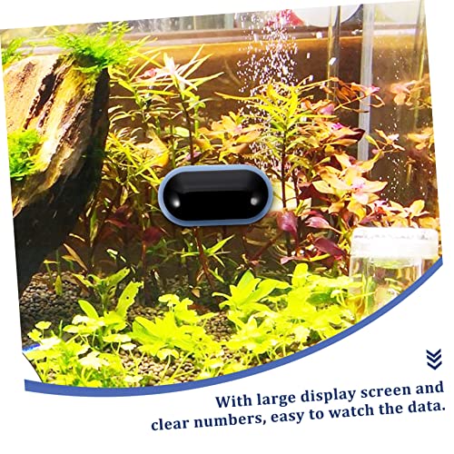 POPETPOP Digital Aquarium Thermometer Accurate Measurement for Fish Tanks and Reptile Boxes Easy to Read Display Safe Material for Long Term Use for Home