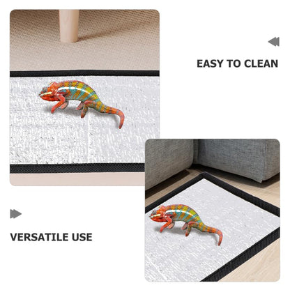 Abaodam Reptile Heating Pad with Reflective Insulation Film Under Tank Heater Mat for Snakes Lizards Turtles and Geckos Essential Pet Accessory for Comfortable Enclosures