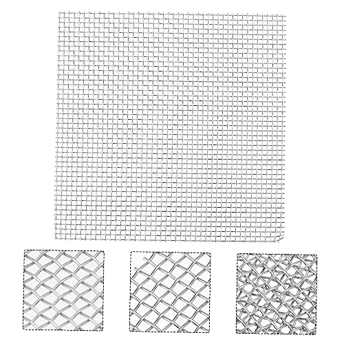 YARNOW 10pcs Stainless Steel Plant Fixed Net Wire Mesh Pad for Aquarium Water Grass for Moss Aquatic Planting Easy Installation