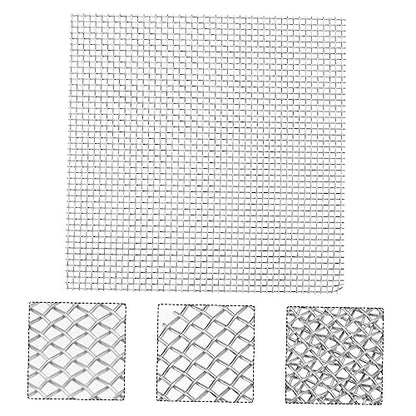 YARNOW 10pcs Stainless Steel Plant Fixed Net Wire Mesh Pad for Aquarium Water Grass for Moss Aquatic Planting Easy Installation