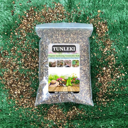 1lbs/2lbs Horticultural Vermiculite Bulk,Organic Vermiculite for Plants,Hydroponics, Terrariums, Orchids, Mushroom Or Reptile Habitats (2lb) - size: 2lb
