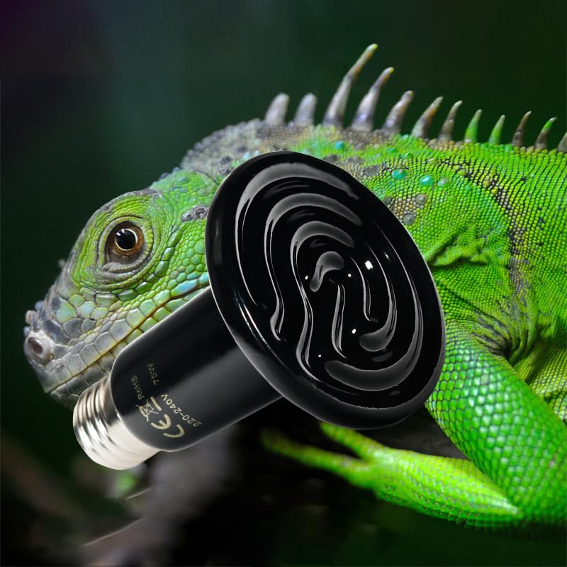 Reptile Heating lamp, pet Heating and Insulation Equipment, only Heats up and Does not emit Light, Suitable for Crawling Pets, Reptiles, Amphibians, Pets - size: A2
