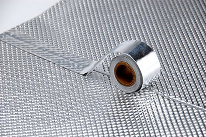 Design Engineering Cool-Tape | Self-Adhesive Heat Reflective Tape - High Temp (up to 400F)| 1.5" x 15' Roll | Flexible Heat Shield for Automotive & Industrial Use - size: 1.5 inch x 15 foot Roll