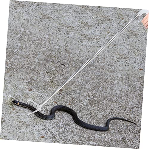 Stainless Steel Snake Catcher Clip Folding Grabber Tool for Garden Wildlife Lightweight Snake Tong Lock Easy to Use Crabs Eels and More