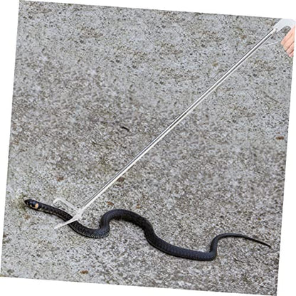 Stainless Steel Snake Catcher Clip Folding Grabber Tool for Garden Wildlife Lightweight Snake Tong Lock Easy to Use Crabs Eels and More