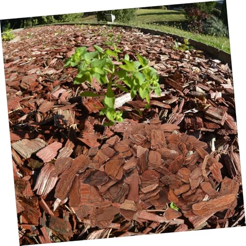 LIOOBO 1bag Natural Tree Bark Chips Bedding for Reptile Terrarium Safe and Lightweight Substrate for Lizard Turtle and Gecko Habitat Decoration