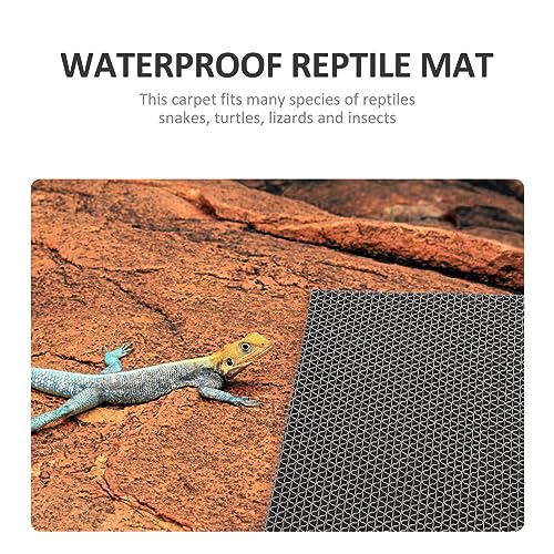 Reptile Bedding Mat Snake Terrarium Liner Reptile Carpet Bulk for Turtle Lizard Moisturizing Pad Substrate Liner