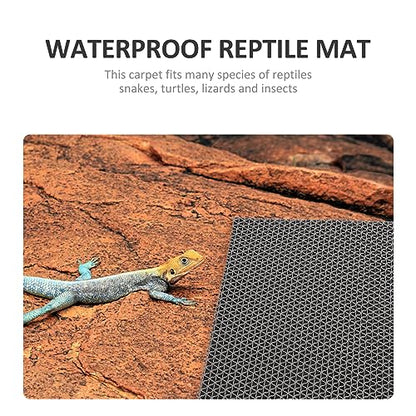 Reptile Bedding Mat Snake Terrarium Liner Reptile Carpet Bulk for Turtle Lizard Moisturizing Pad Substrate Liner