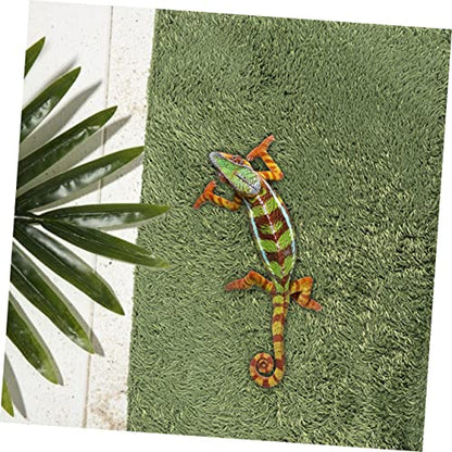 BESPORTBLE Reptile Carpet Mat for Terrarium Washable Lawn-Shaped Reusable Liner for Tortoises Bearded Dragons and Amphibians Easy to Cut and Install Moisture Protection