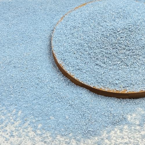 FANTIAN 10 lbs Blue Sand Aquarium Substrate, 0.4-0.8 mm Decorative Sand for Aquarium, Fish Tank, Paintings, Candle, Vase, Wedding Ceremony, Arts Crafts and Bowl Fillers - color: Blue, size: 10 LB