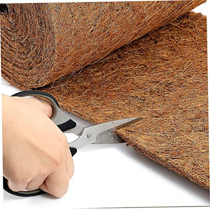 FRCOLOR Natural Reptile Carpet Mat Non-Slip Coconut Fiber Liner for Terrarium Reptile Climb Mat Durable Moisture Retaining Safe for Lizards Snakes and Turtles