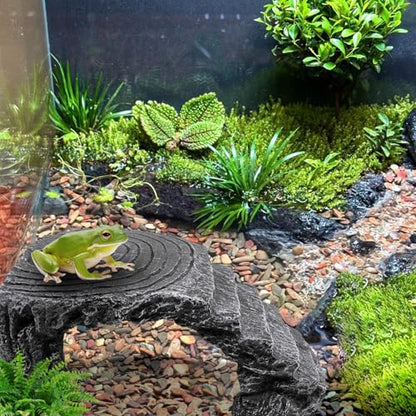 Axolotl Cave Axolotl Hides for Aquarium & Terrarium, Shelter for Pleco, Crabs, Fish, Turtles, Betta, Geckos, Frog, Resin Tank Decor