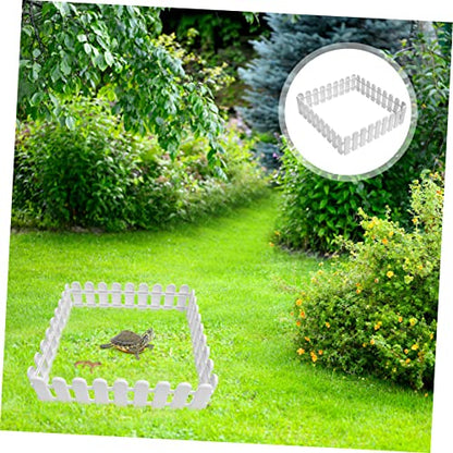 Tortoise Enclosure Outdoor 4 Pcs Pet Fences for Safe Pet Playpen Easy Install Plastic Fence Panels for Outdoor Tortoise Breeding 20.07 X 6.49 X 0.39 in