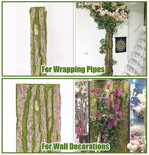 Artificial Moss Bark, Fake Moss Wall | Reptile Terrarium Background, Simulation Fake Moss Sheet for Crafts, Home Decoration Cork Moss Mat (Size : 50x100cm(19 3/4 x 39 3/8in)) - size: 50x100cm(19 3/4 x 39 3/8in)