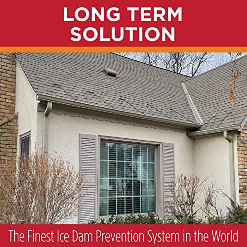 Radiant Solutions Company Heat Tape Pro - Self-Regulating Heat Cable - Long Term Ice Dam, Roofing, Gutter & Pipe Freeze Protection - 12 MM, 6 Watts Per Foot (1000, 120 Volt) - style: 1000 Feet