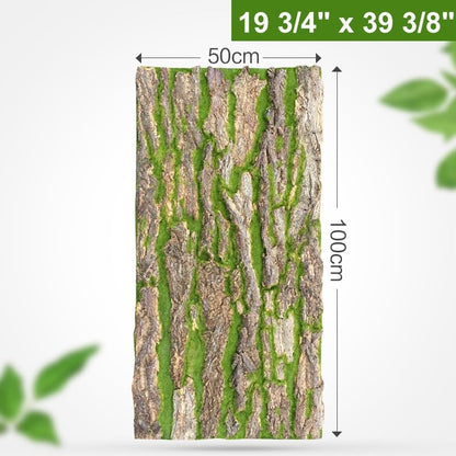 Artificial Moss Bark, Fake Moss Wall | Reptile Terrarium Background, Simulation Fake Moss Sheet for Crafts, Home Decoration Cork Moss Mat (Size : 50x100cm(19 3/4 x 39 3/8in)) - size: 50x100cm(19 3/4 x 39 3/8in)