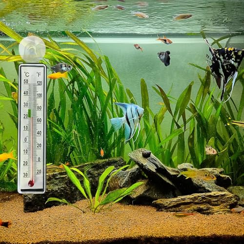 Temperature Gauge for Fish Tank,Aquarium Supplies,Betta Tank Temperature Monitor | for Keepers Hobbyists Beginners Aquarists Pet Parents Home Office Study