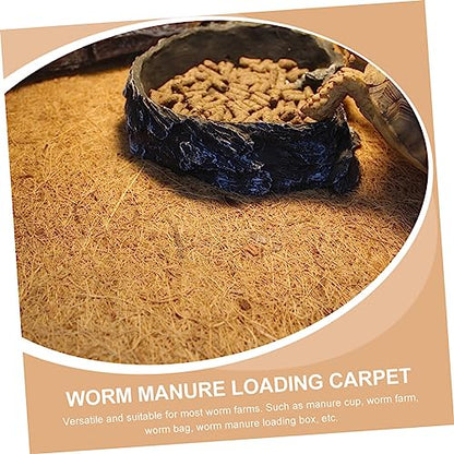 WOONEKY Bedding Carpet Liner for Reptiles Snakes Turtles and Lizards Washable and Reusable Substrate Cushion for Terrarium Environments