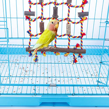 100 Pcs Large Size Bird Cage Liner Papers, Non-Woven Bird Cage Liners, Precut Absorbent Pet Cages Cushion (22.8 inch x 10.6 inch)