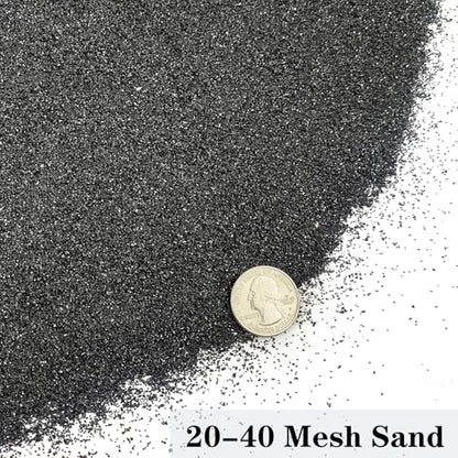 YISZM Aquarium Sand, 2lbs Black Fish Tank Sand, Aquarium Gravel Substrate for Aquascaping, Vivariums, Terrariums, Plants and Crafts - color: Black, size: 2 lbs