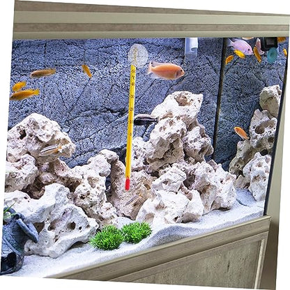 Totority 10pcs Aquarium Thermometer Easy Use Water Gauges for Freshwater and Reptile Tanks Accurate Measurement for Safe Fishkeeping