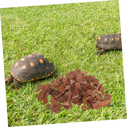 1bag Tree Bark Chips Bedding for Reptile Terrarium Decor Natural Rustic Habitat Substrate for Turtles Snakes and Lizards Safe Packaging