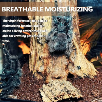 BNOSDM 2PCS Reptile Soil Substrate,Natural Terrarium Bedding,Snake Bedding, Fluffy Reptile Tank Substrate for Tortoise Hermit Crab Tarantulas Lizards - color: 2PCS 0.79gal(Total 1.58gal)