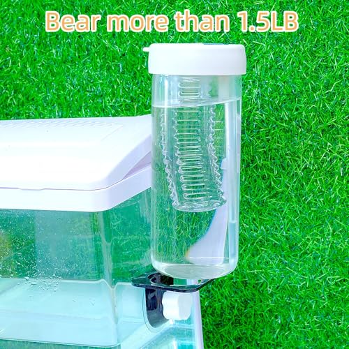 100 Cups + Feeding Ledge [Non-Suction Cup], Reptile Amphibian Food Bowls and Water Dish for Crested Gecko, Lizard Or Other Small Pet Feeder Ledge Accessories Supplies - 1oz Cups 100 pcs - color: 100 Cups+Ledge