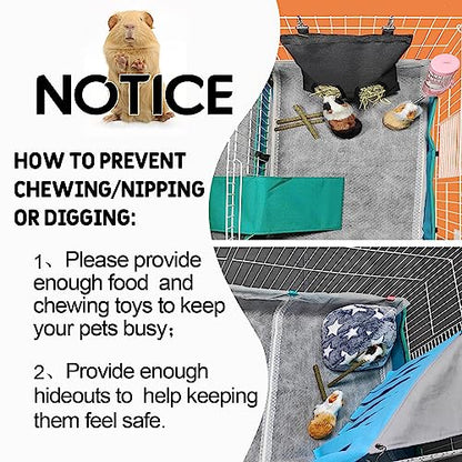 Guinea Pig Bedding, Disposable Guinea Pig Cage Liners, Charcoal Odor Controlling Absorbent Waterproof Pee Pads for Rabbits, Hamster and Other Small Animals. 18''x31'',50 Count - size: 50 count