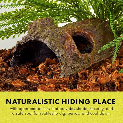Zilla Pet Reptile Bark Bends Terrarium Decor, Medium,Brown - size: Medium, 4"L x 8"W x 3.5"H