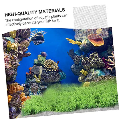 POPETPOP 10Pcs Stainless Steel Aquatic Moss Mesh Net for Fish Tank Planting Waterproof Plant Moss Carpet Net for Aquarium Decoration