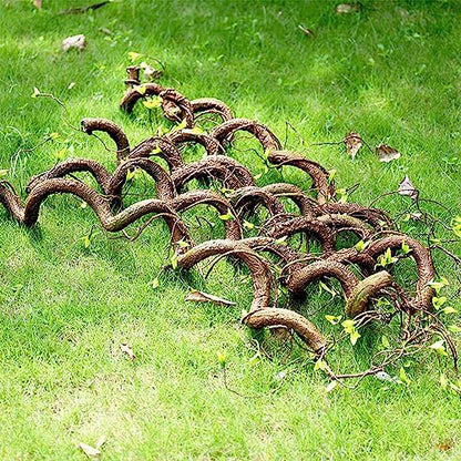 Bendable 63in Artificial Tree Twigs Cane Wood Vine Branches Fake Plants Trunk Garland with Leaves for Home Wedding Garden Wall Hanging Mantel Christmas Thanksgiving Day Decoration