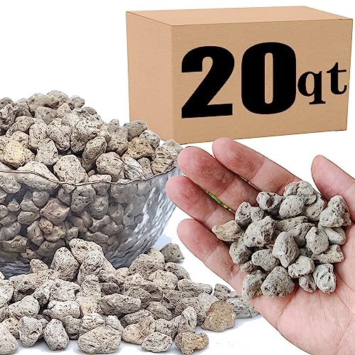 Horticultural Pumice for Plants Professional Sifted (20QT, 1/2 inch) - color: 20QT, size: 1/2 inch