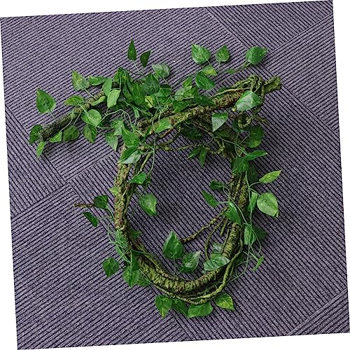 FOMIYES 3pc Bendable Jungle Vines for Reptiles Artificial Leaf Habitat Decor Suction Cups for Lizards Frogs Snakes More Flexible Rattan Strip Design for Custom Aquarium Setup