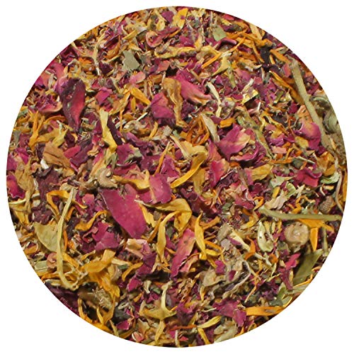 Flower Fusion Treat (1/2 lb) - Healthy Natural Dried Flower Herbivore Treat - Chinchillas, Guinea Pigs, Rabbits, Prairie Dogs, Degus, Hamsters, Rats, Squirrels, Sugar Gliders & Other Small Pets - size: 8 oz.