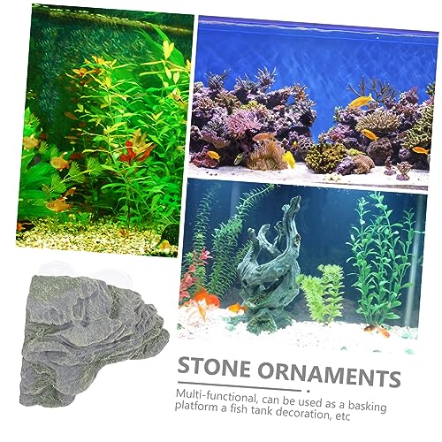 BESPORTBLE Turtle Basking Platform with Adjustable Height Realistic for Aquatic Turtles Easy to Install Floating Island Terrarium Decoration