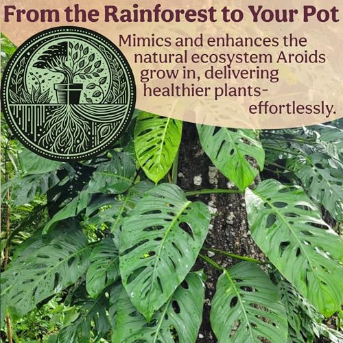 Craft Aroid Potting Mix- Elite Organic Alocasia, Philodendron, Monstera Soil Mix, Chunky, Well Draining Potting Soil for Indoor Plants, All Tropical Plants & Houseplants, Sustainable & Peat Free 1QT - size: 1 Quart